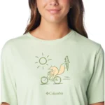 Bluebird Day™ Relaxed Crew Neck - Sage Leaf Heather/Foxy Peddle